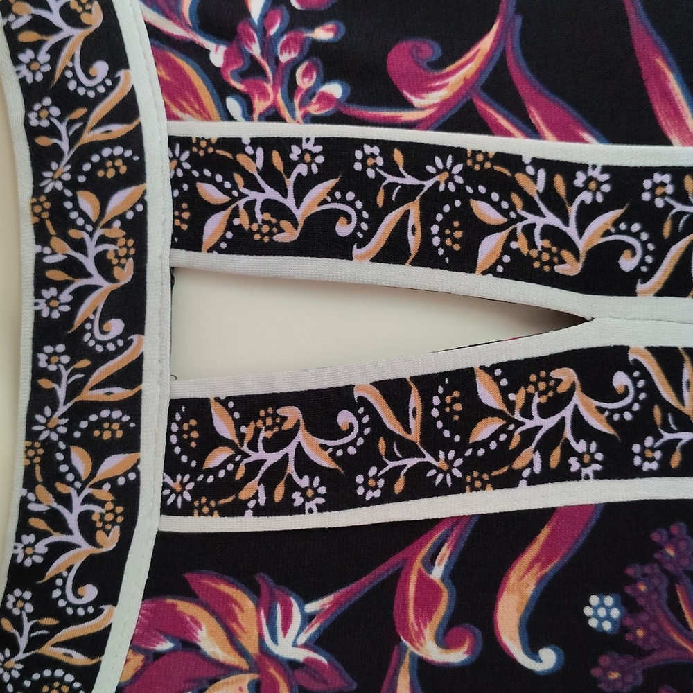 💖 Maggy London Floral Boho Shift Dress. Size 8. Like New! - Picture 10 of 14